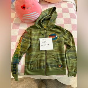 Camo Aviator Nation Zip Up